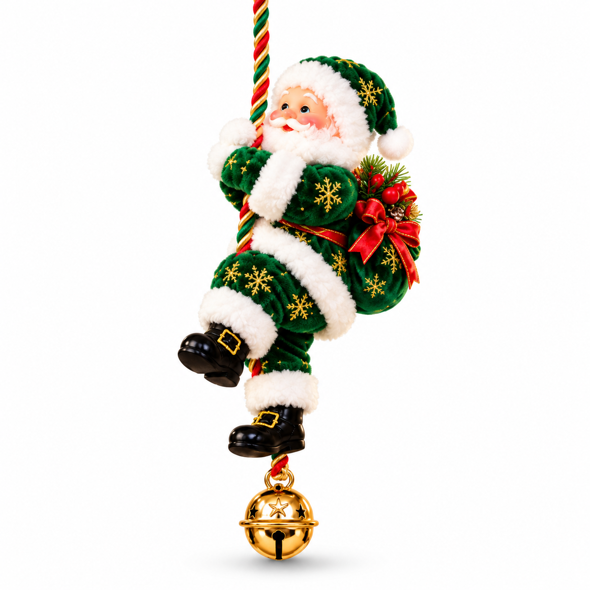 🎅🎄 Climbing Santa™ | Festive Christmas Rope Hanging Decor