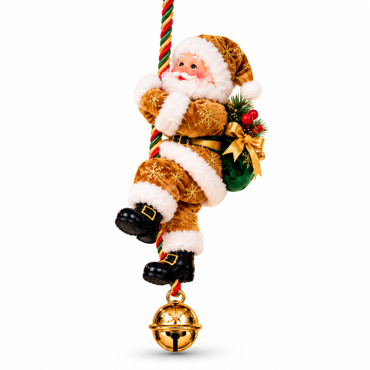 🎅🎄 Climbing Santa™ | Festive Christmas Rope Hanging Decor