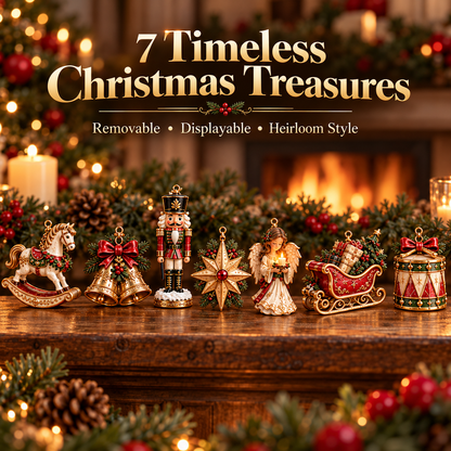🎄✨ Christmas Heirloom Collection™ | 7-Piece Vintage Garland Set