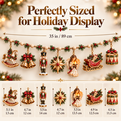 🎄✨ Christmas Heirloom Collection™ | 7-Piece Vintage Garland Set