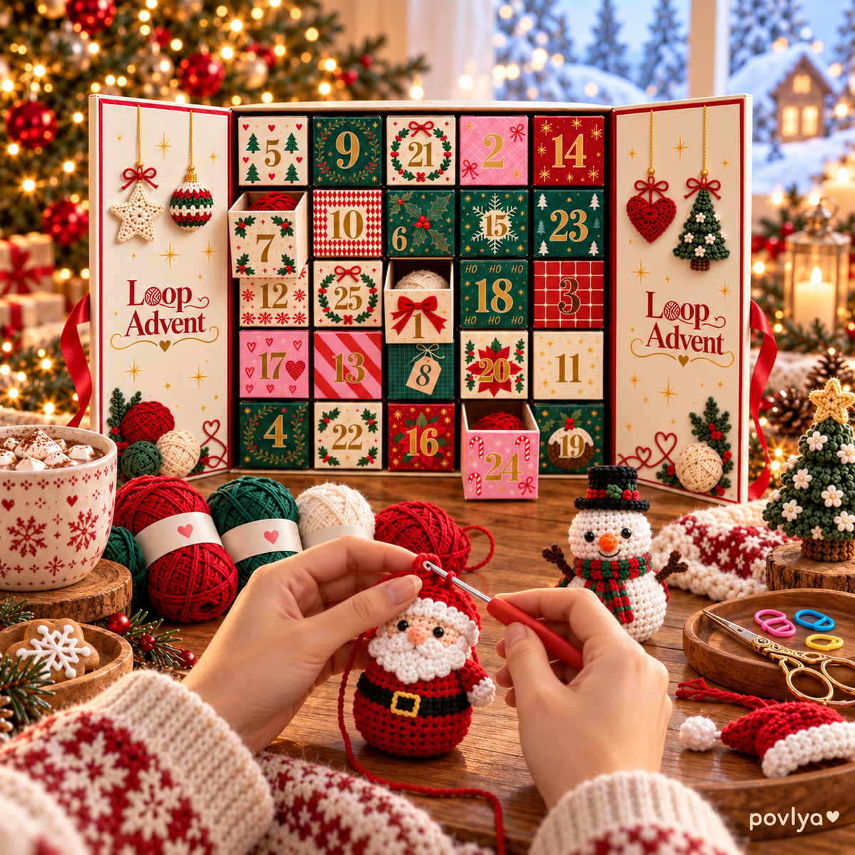 🧶🎁 2026 Limited Edition Crochet Advent Calendar — 24 days, a daily surprise for makers