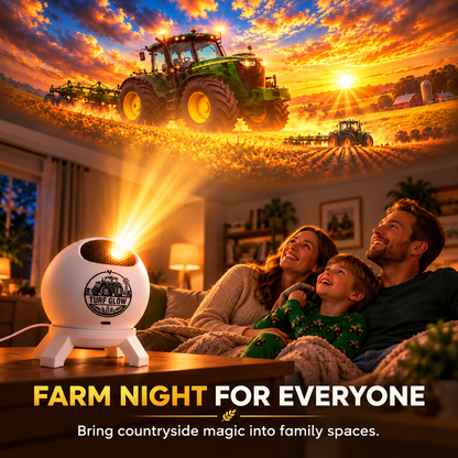 🌾🚜 Farm Adventure Projector – Tractor-Themed Bedroom Light