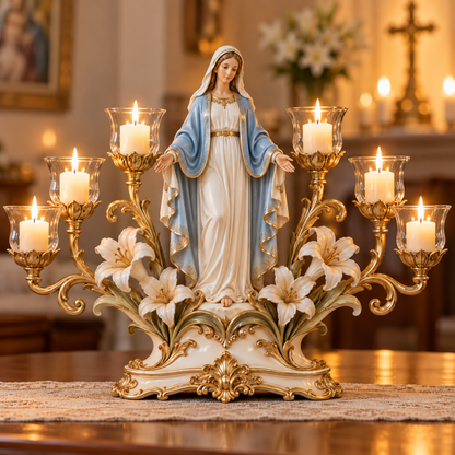 🔥 LAST DAY 49% OFF | ✝️✨ Heavenlit Grace™ | Christian Candleholder