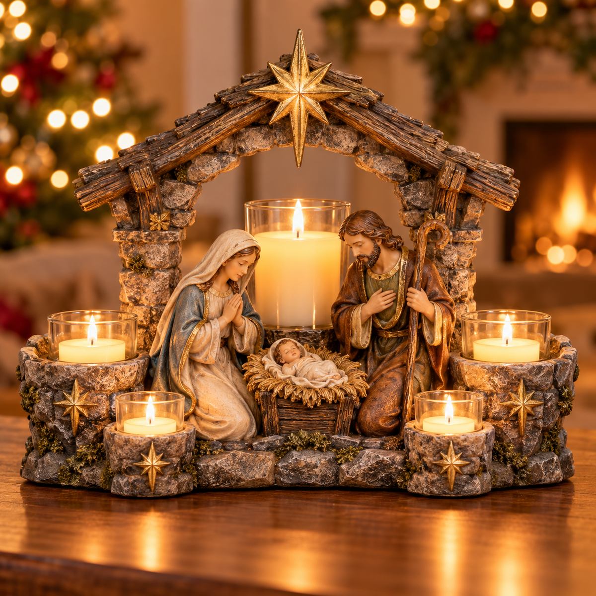 🔥 LAST DAY 49% OFF | ✝️✨ Heavenlit Grace™ | Christian Candleholder