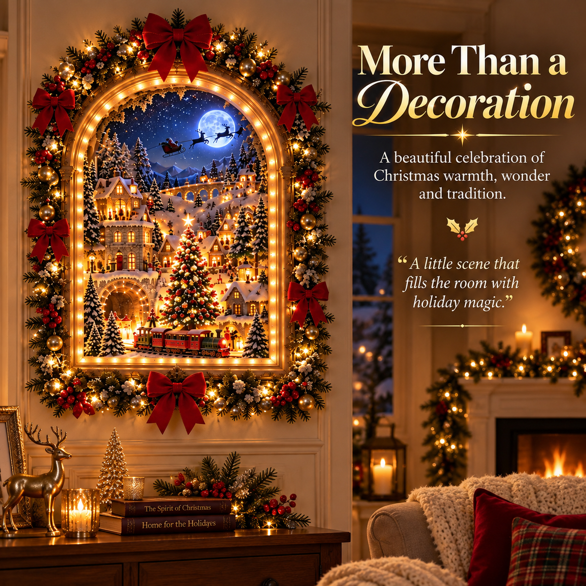 🎄✨ Christmas Through the Portal™ | Animated Holiday Village