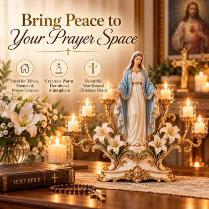 🔥 LAST DAY 49% OFF | ✝️✨ Heavenlit Grace™ | Christian Candleholder