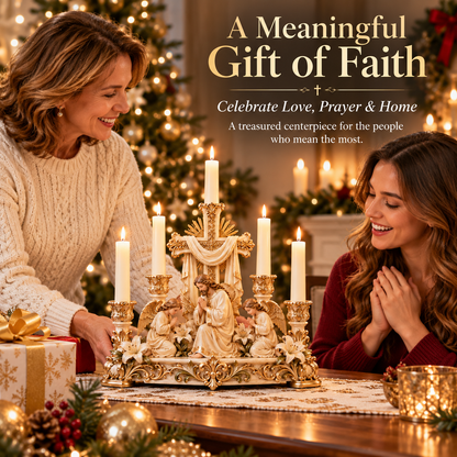 🔥 LAST DAY 49% OFF | ✝️✨ Heavenlit Grace™ | Christian Candleholder