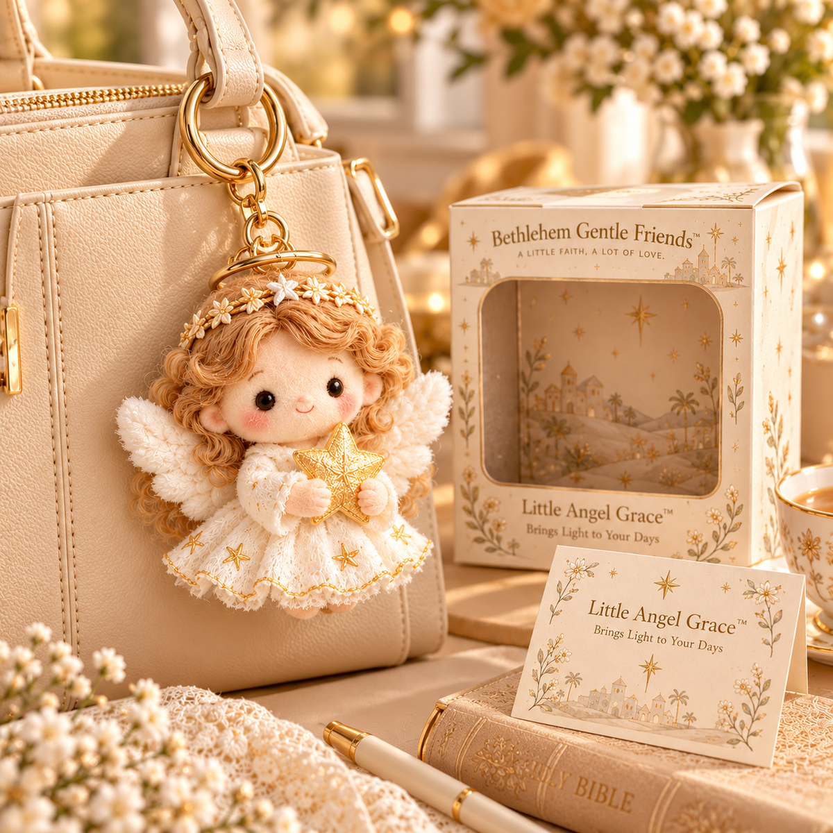 💛✝️ Little Faith, Big Love™ | 6 Plush Christian Comfort Keepsakes