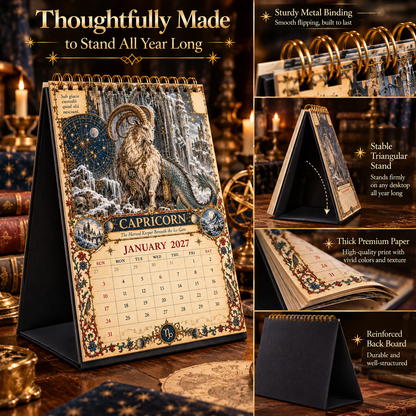 🔮✨ 2027 Celestial Grimoire Calendar | 12 Signs, 12 Forbidden Chapters