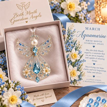 ✨👼 Heaven Sent™ | Personalized Birth Month Guardian Angel Collection