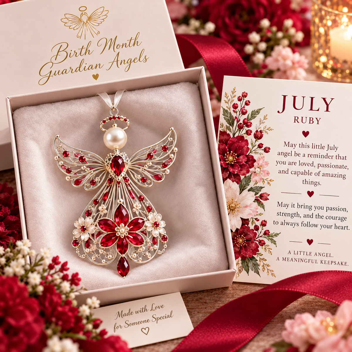 ✨👼 Heaven Sent™ | Personalized Birth Month Guardian Angel Collection