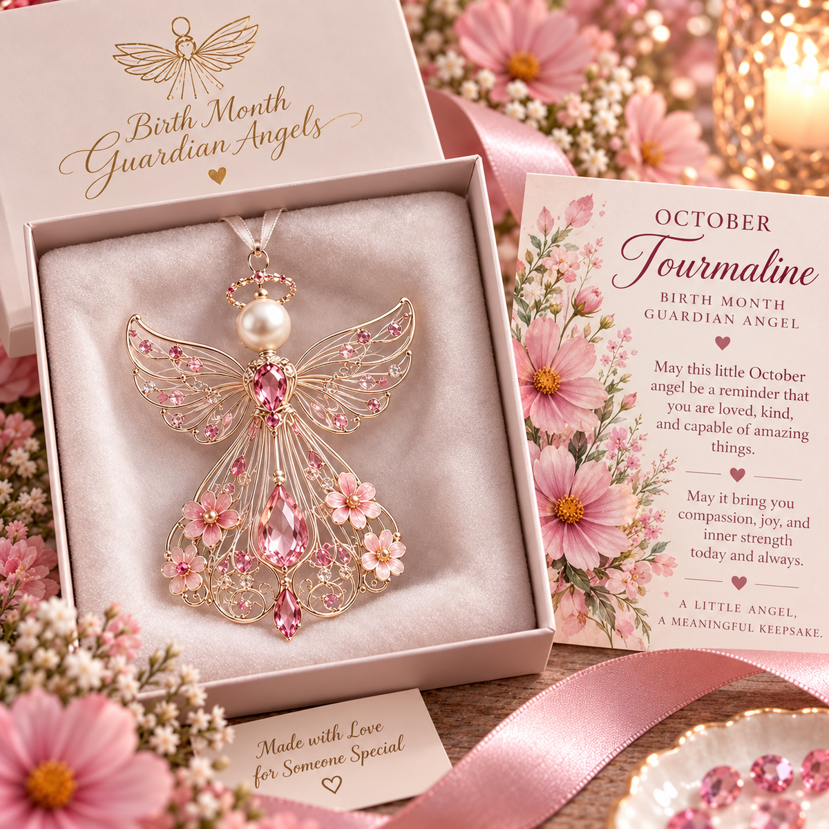 ✨👼 Heaven Sent™ | Personalized Birth Month Guardian Angel Collection