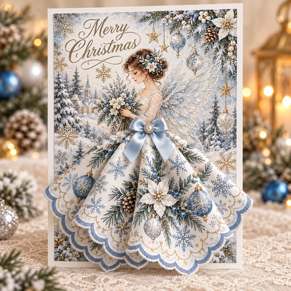 ✨💌 3D Christmas Angel Keepsake Card—A special holiday gift to cherish