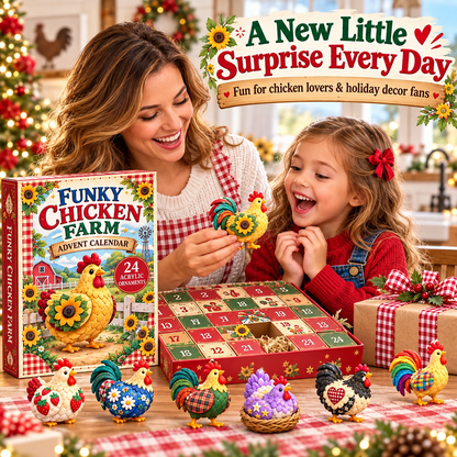 🐔🎄 Funky Farm Chicken Advent Calendar 2026 | 24 Days of Barnyard Fun