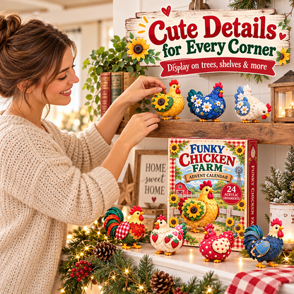 🐔🎄 Funky Farm Chicken Advent Calendar 2026 | 24 Days of Barnyard Fun
