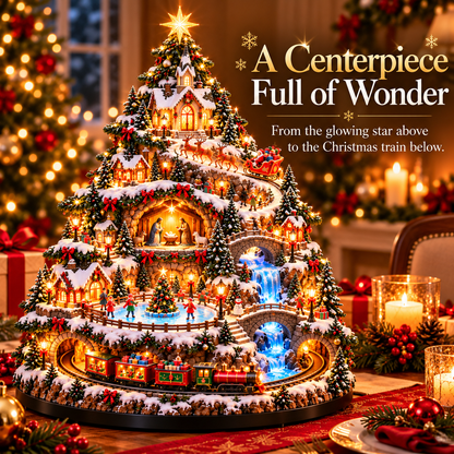 ✨LAST DAY 49% 🎄Enchanted Nativity Christmas Village Tree