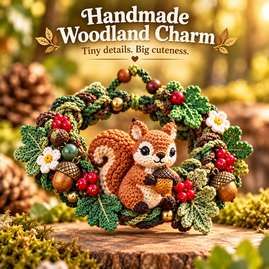 🌿🧶 Forest Friends on Your Wrist | Handmade Crochet Animal Bracelets