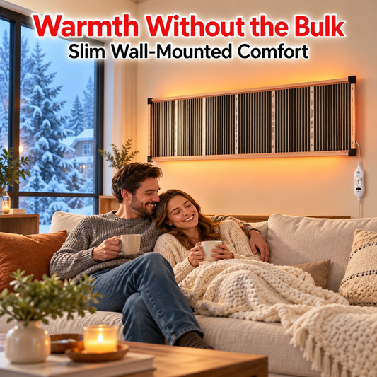 🔥⚡ 3-Second Wall Heater | Fast Heat, Quiet Comfort