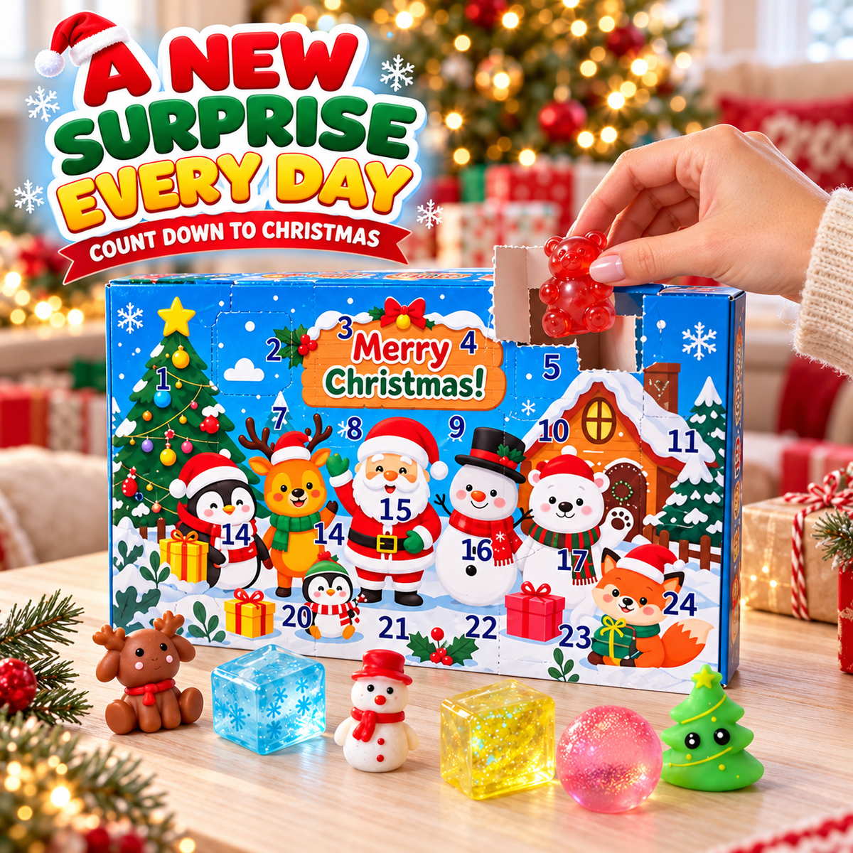🎄 Tiny Squishies, Big Surprises | 24-Day Christmas Countdown