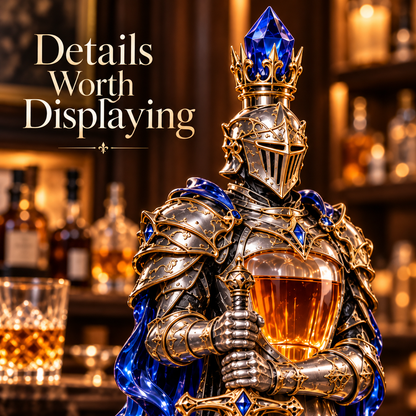 ⚔️🥃 Oathkeeper™ Knight Whiskey Decanter | Medieval Sword & Gothic Bar Decor 🛡️