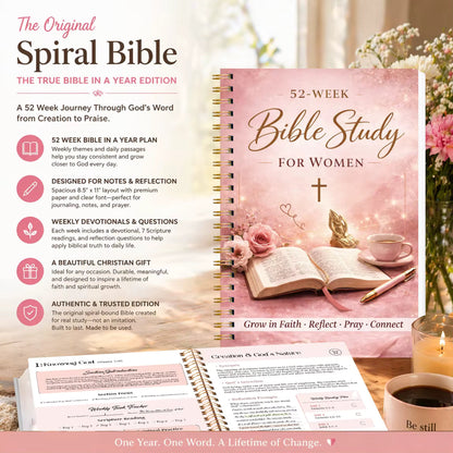 📖✨ 52 Weeks in the Word – Guided Bible Study for Women