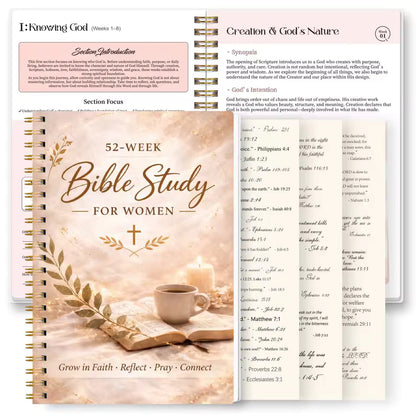 📖✨ 52 Weeks in the Word – Guided Bible Study for Women