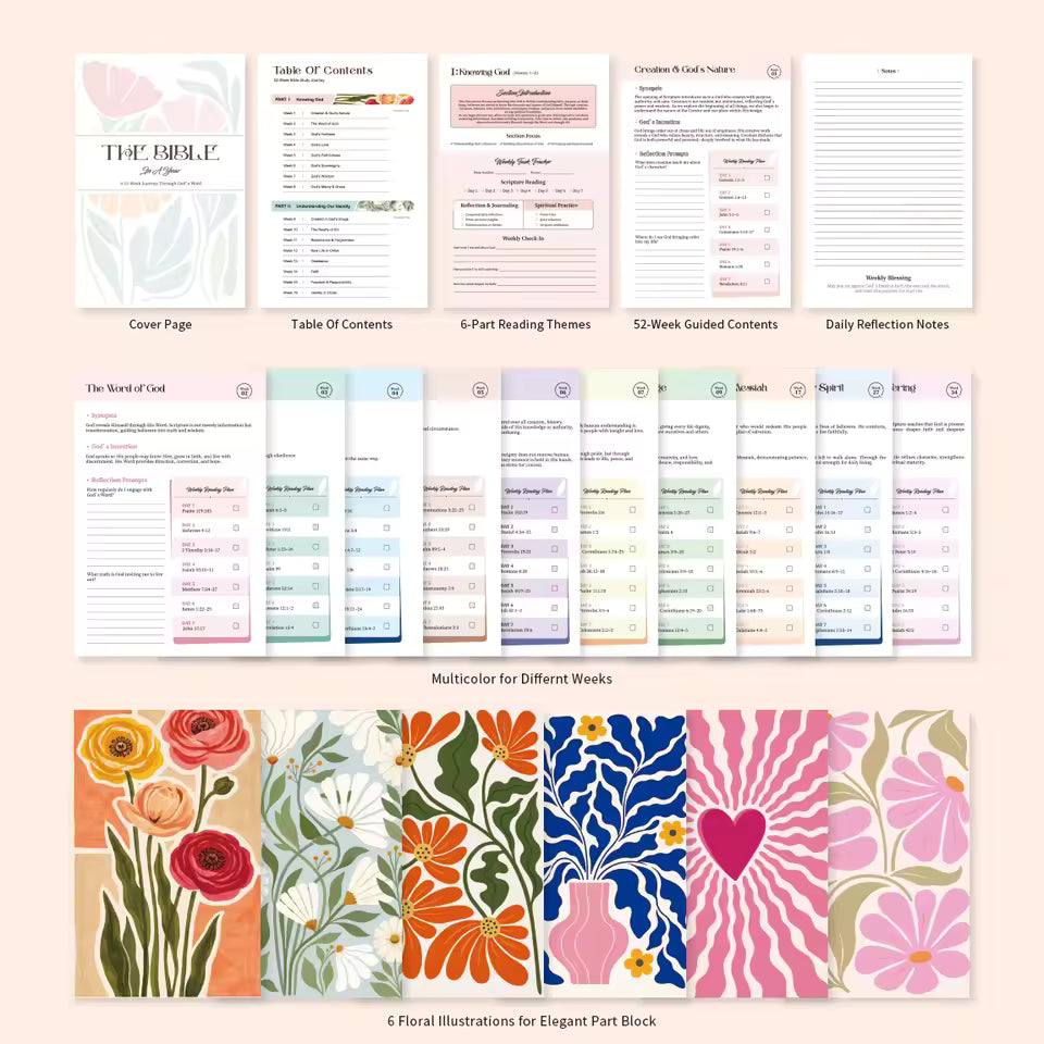 📖✨ 52 Weeks in the Word – Guided Bible Study for Women