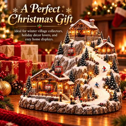 🏔️🎄 Enchanted Christmas Mountain Village™ – Magical Lighted Winter Wonderland ✨🚂