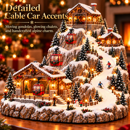 🏔️🎄 Enchanted Christmas Mountain Village™ – Magical Lighted Winter Wonderland ✨🚂
