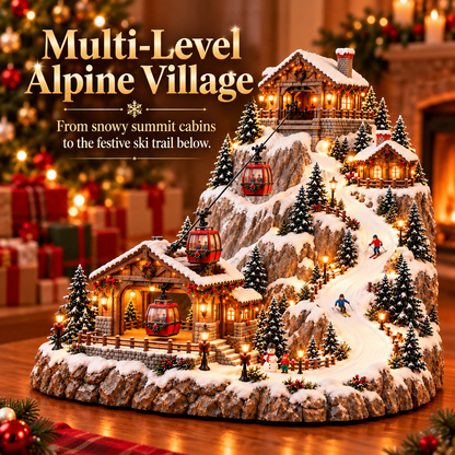 🏔️🎄 Enchanted Christmas Mountain Village™ – Magical Lighted Winter Wonderland ✨🚂