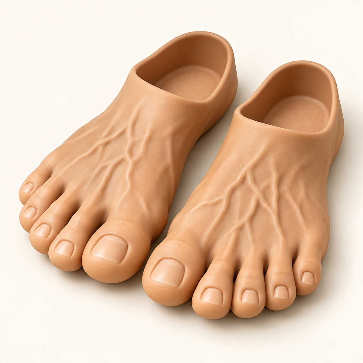 🦶 Big Foot Energy | Realistic Giant Toe Slippers 😂