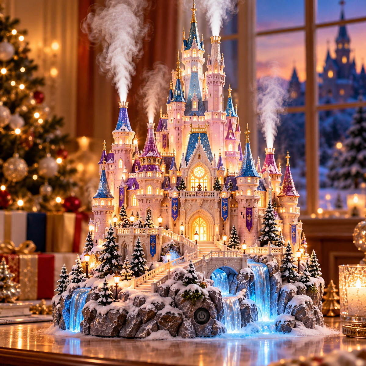 🏰✨ Enchanted Castle Mist™ – Glowing Humidifier