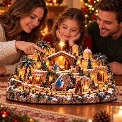 ✝️🎄 Mary’s Journey to Bethlehem™ | Lighted Christmas Village