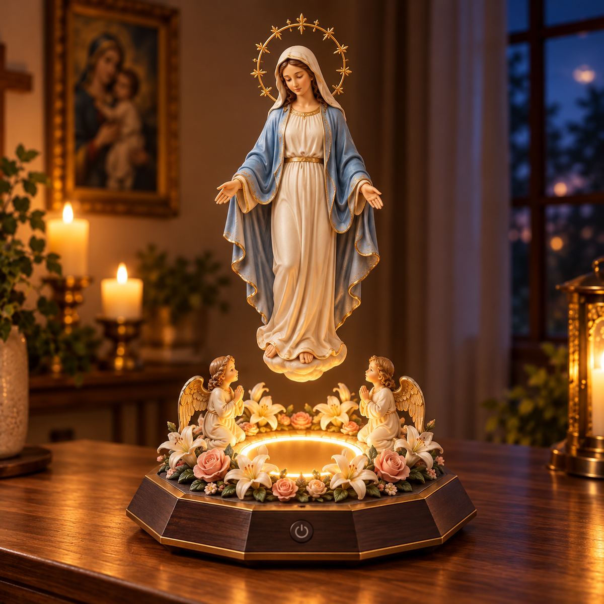 ✝️✨ Sacred Heart Ascension™ | Illuminated Jesus Faith Centerpiece
