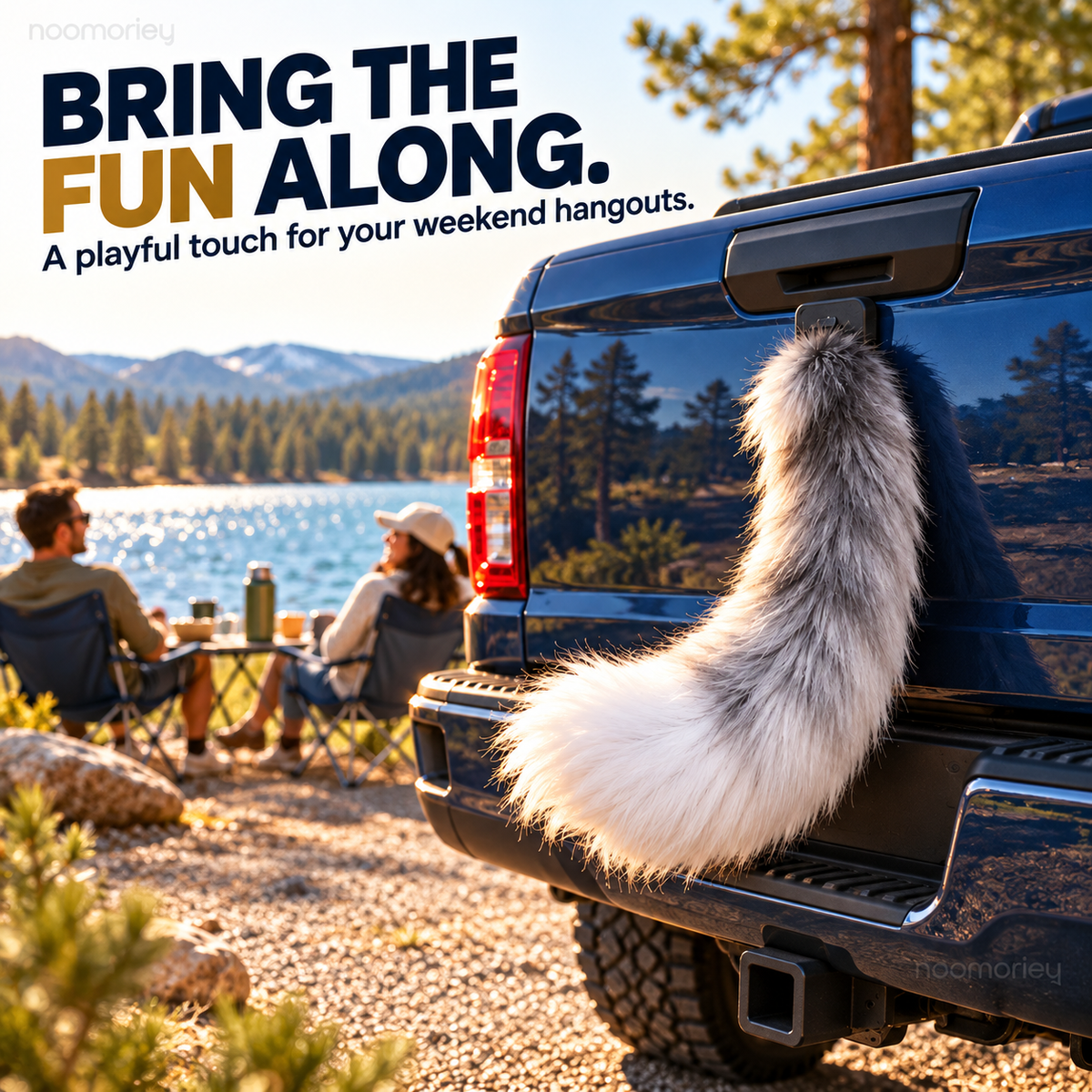 🔥 Last Day 50% OFF | 🐾 WagTail Ride™ – Funny Fluffy Tail Decor for Cars & Trucks