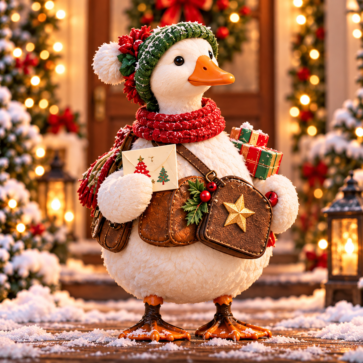 🎄🪿 Christmas Goose Parade™ | Whimsical Holiday Figurine Collection