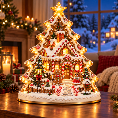 🎄 Christmas Within a Tree ✨ A Glowing Little World of Holiday Magic