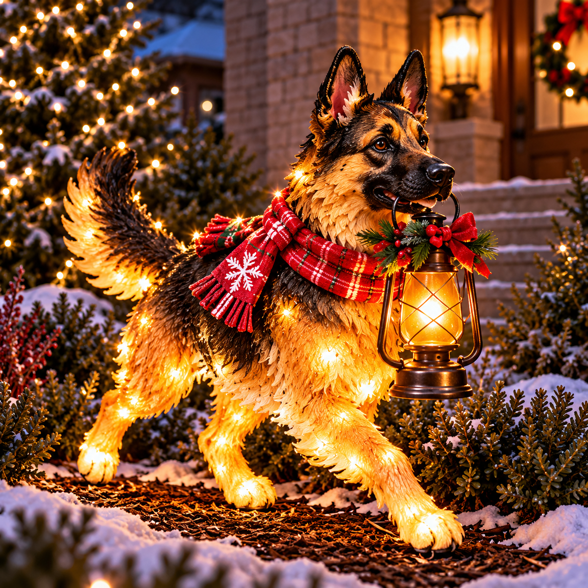 ✨🐶 Christmas Glow Pup Collection – Lighted Holiday Dog Yard Decor