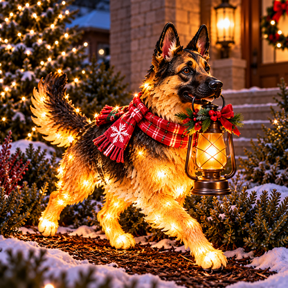 ✨🐶 Christmas Glow Pup Collection – Lighted Holiday Dog Yard Decor