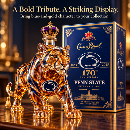 🏆 170 Years of Pride™ | Crowned Nittany Lion Collector Display