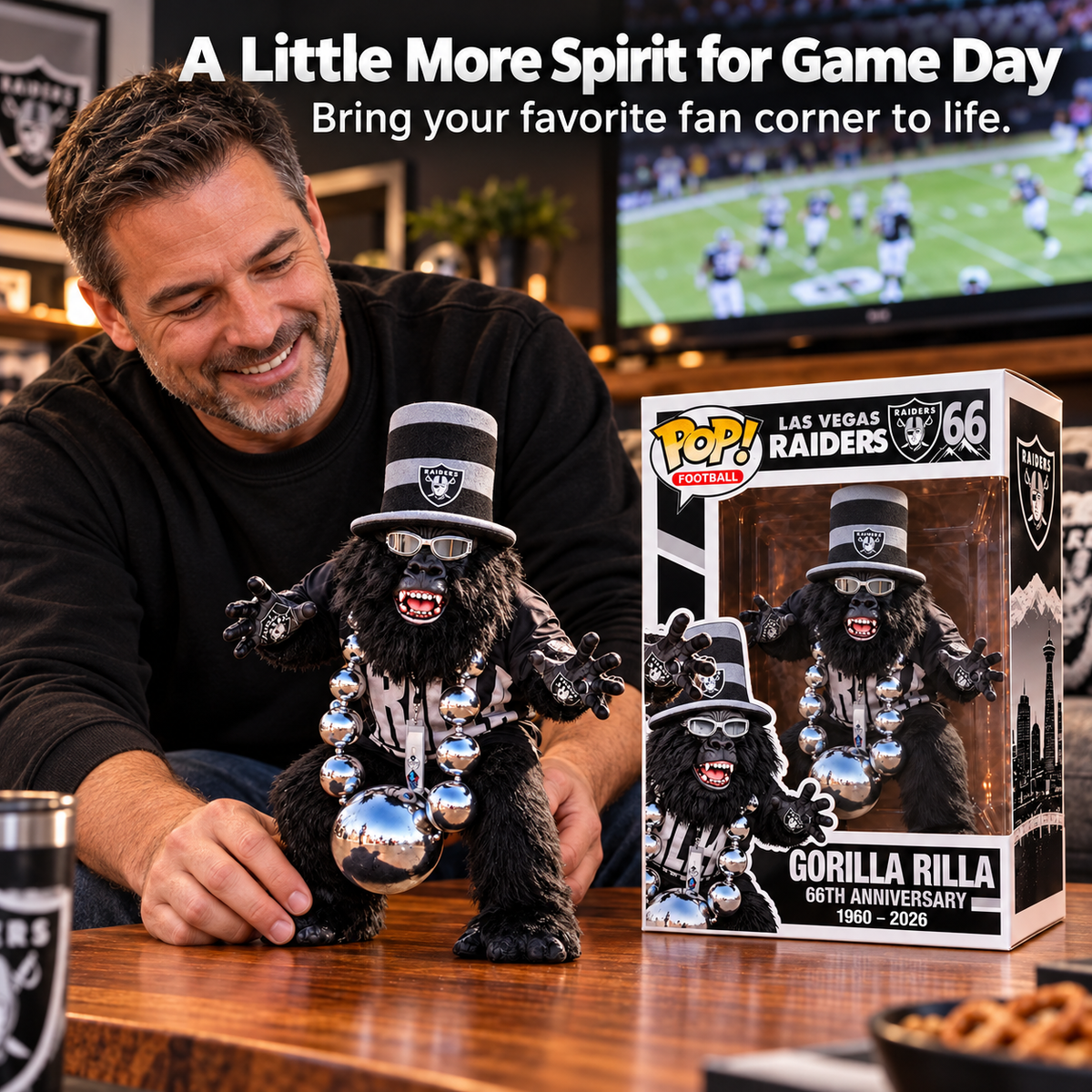 🦍 Legacy Gorilla 66™ | Fierce Commemorative Collector Figure