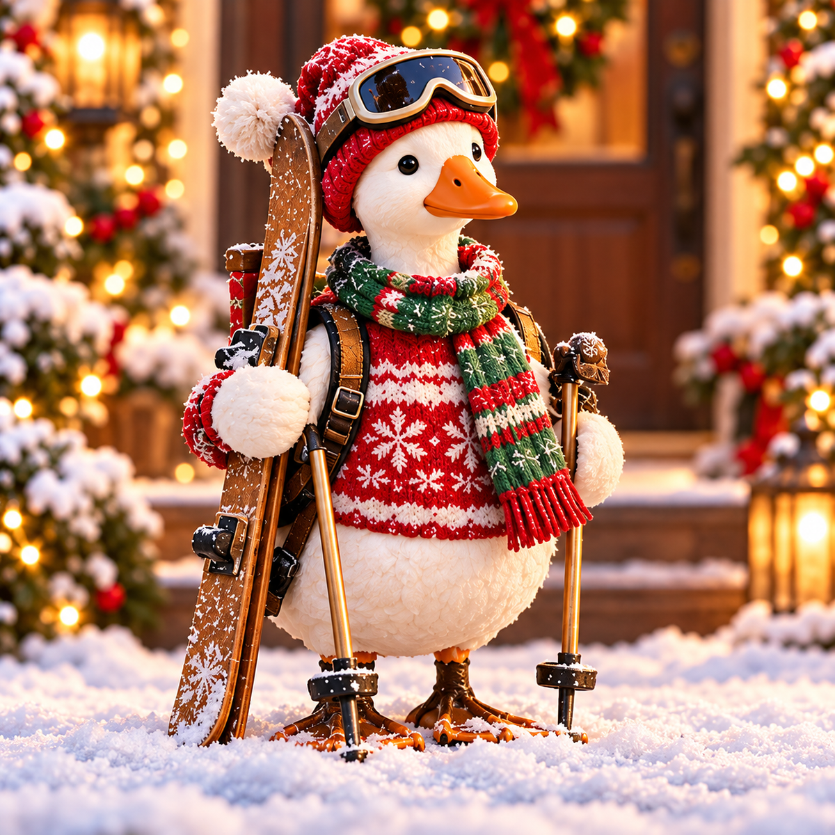 🎄🪿 Christmas Goose Parade™ | Whimsical Holiday Figurine Collection