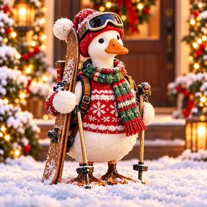 🎄🪿 Christmas Goose Parade™ | Whimsical Holiday Figurine Collection