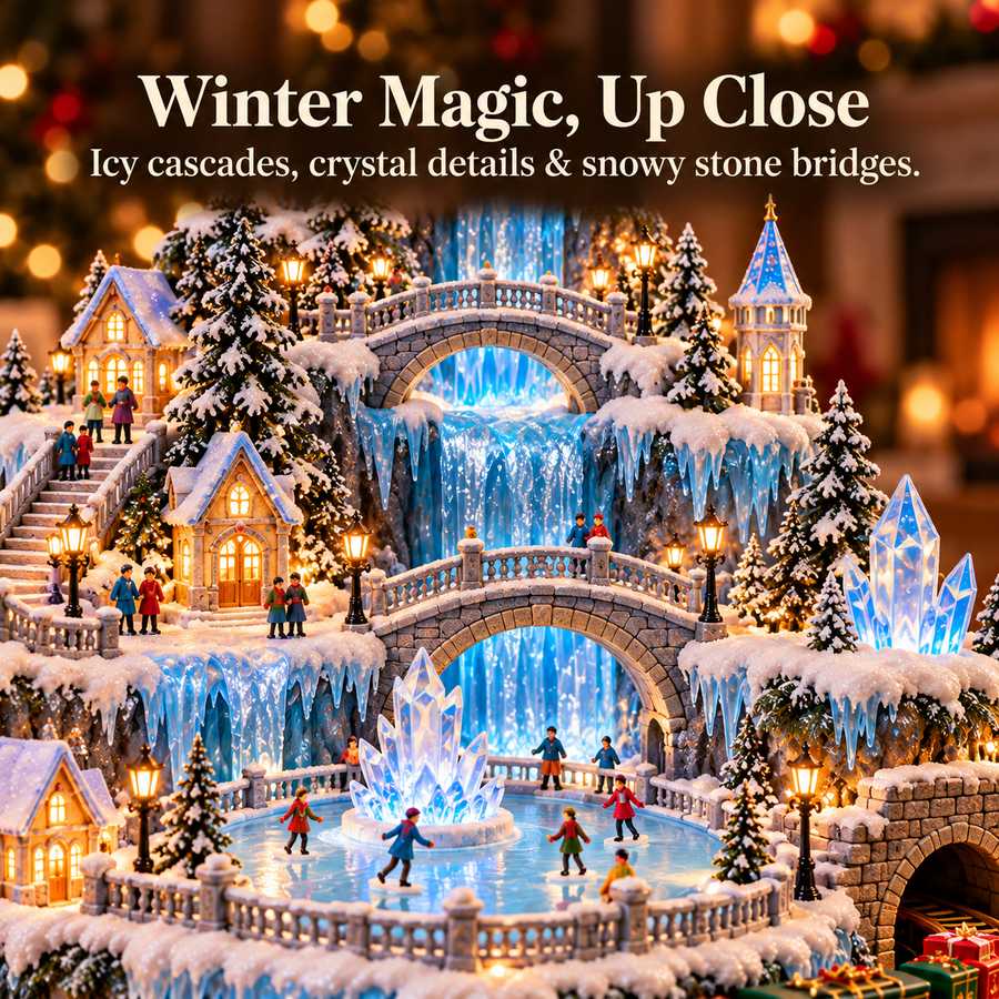 Winter crystal castle detail