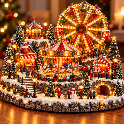 🔥 LAST DAY 49% OFF | 🎄 Christmas Village Comes to Life | Lighted & Animated Collection ✨