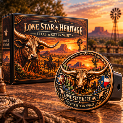 🐂🤠 Texas Longhorn 3D License Plate Frame – Western Cowboy Truck Decor