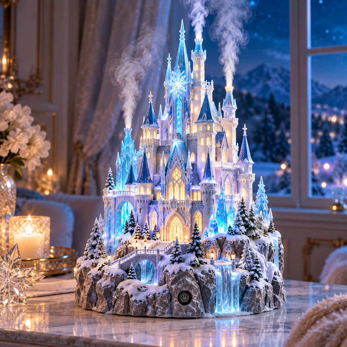 🏰✨ Enchanted Castle Mist™ – Glowing Humidifier