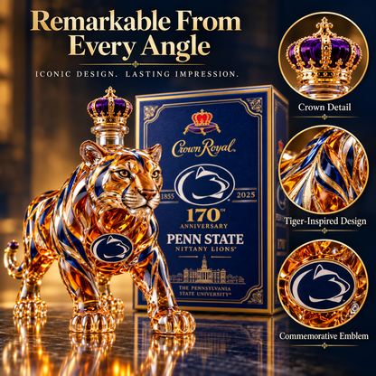 🏆 170 Years of Pride™ | Crowned Nittany Lion Collector Display
