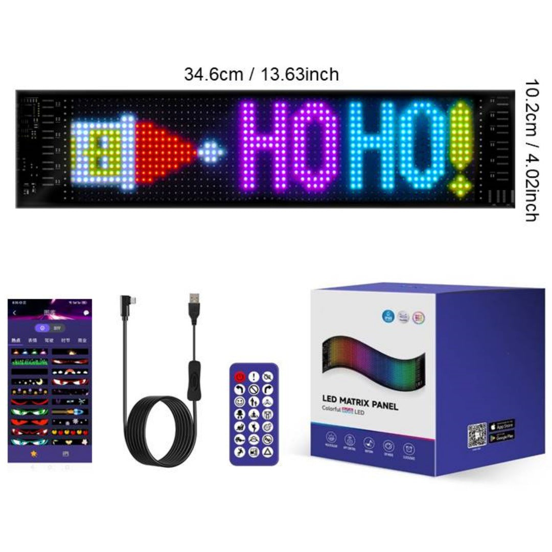 🚗✨ DrivePixel™ | Custom LED Car Message Display