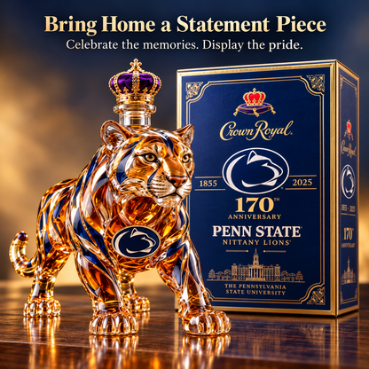 🏆 170 Years of Pride™ | Crowned Nittany Lion Collector Display
